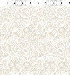 Winter Solstice II Snowflake Swirl White $32 per mt