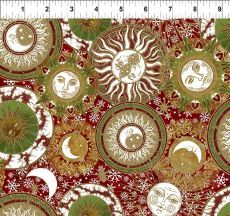 Winter Solstice II Medallions Metallic $32 per mt