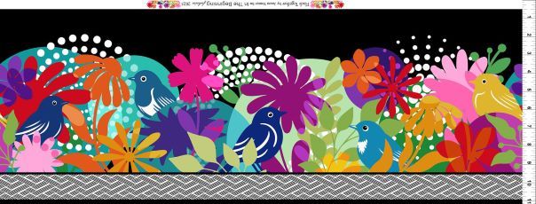 Flock Together border $32 per mt