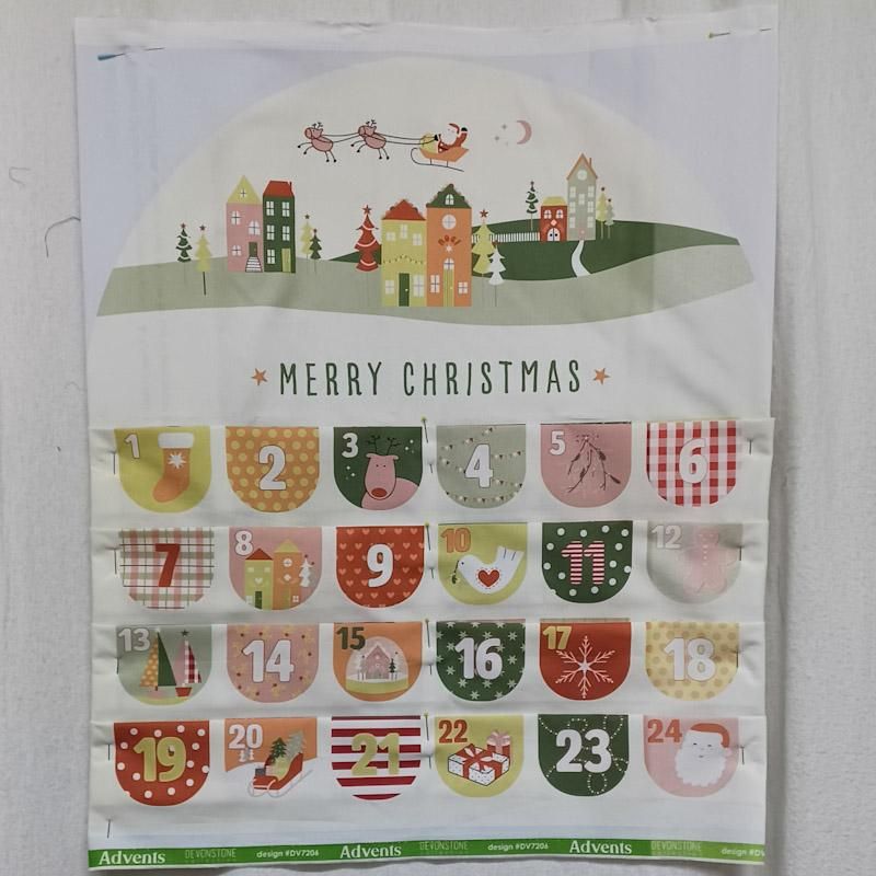 Merry Christmas Advent Calendar panel
