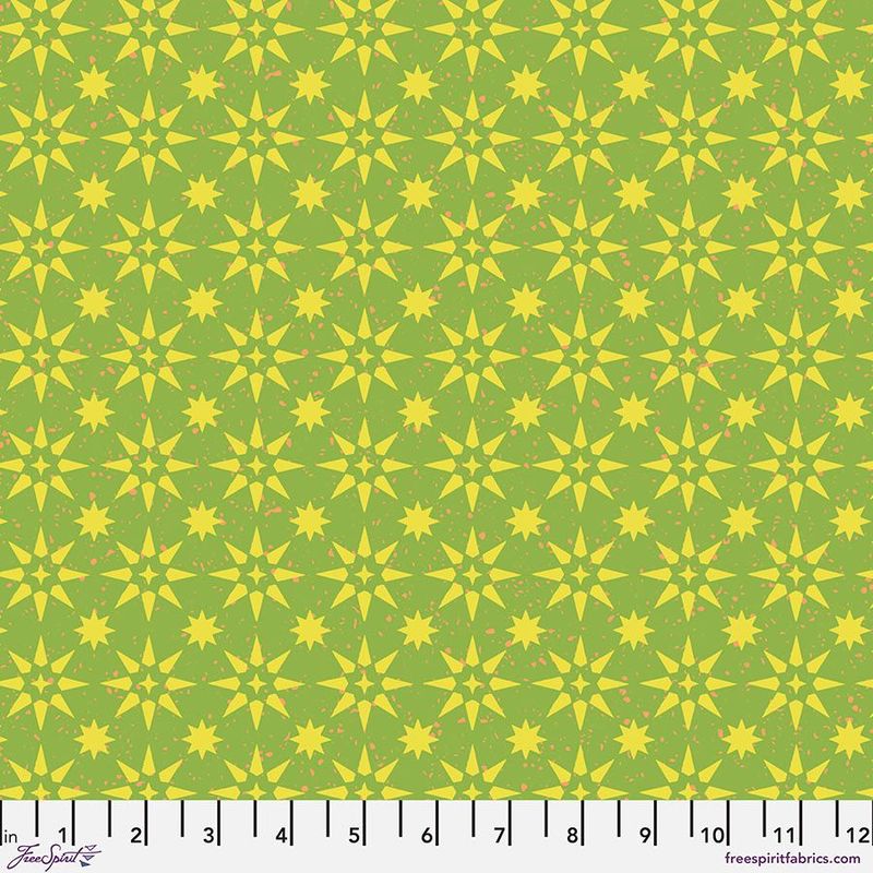 Boho Cloth Starbursts Cool $32 per mt