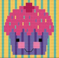 50227 cupcake longstitch kit $9.50