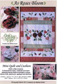 47802 As Roses Bloom Quilt Pattern $19.50