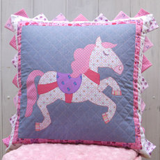 46265 Pony Parade Cushion Pattern $18