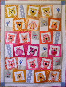 46273 Dogface Quilt Pattern $30