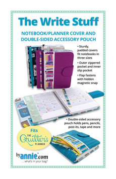 The Write Stuff Notebook Cover Pattern $27.50