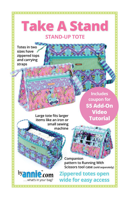 47095lg Take a Stand Tote Pattern $21