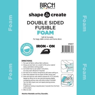 Shape to Create Double sided Fusible Foam $24 per mt