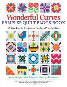 Wonderful Curves Sampler Quilt Book $45