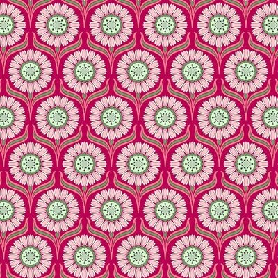 14847 Local Honey Pop Daisy Raspberry $30 per mt