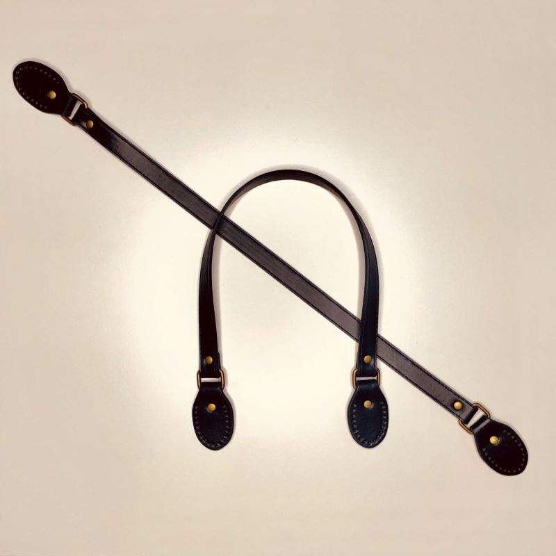 Leather Look Handles Black $25