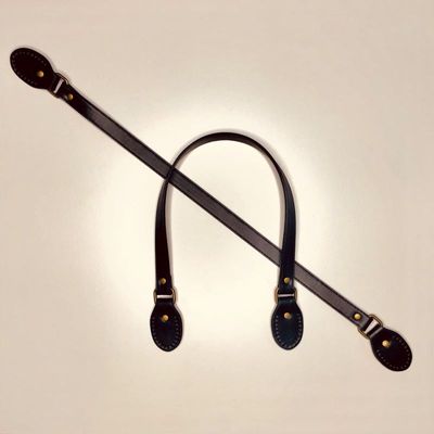 Leather Look Handles Black $25