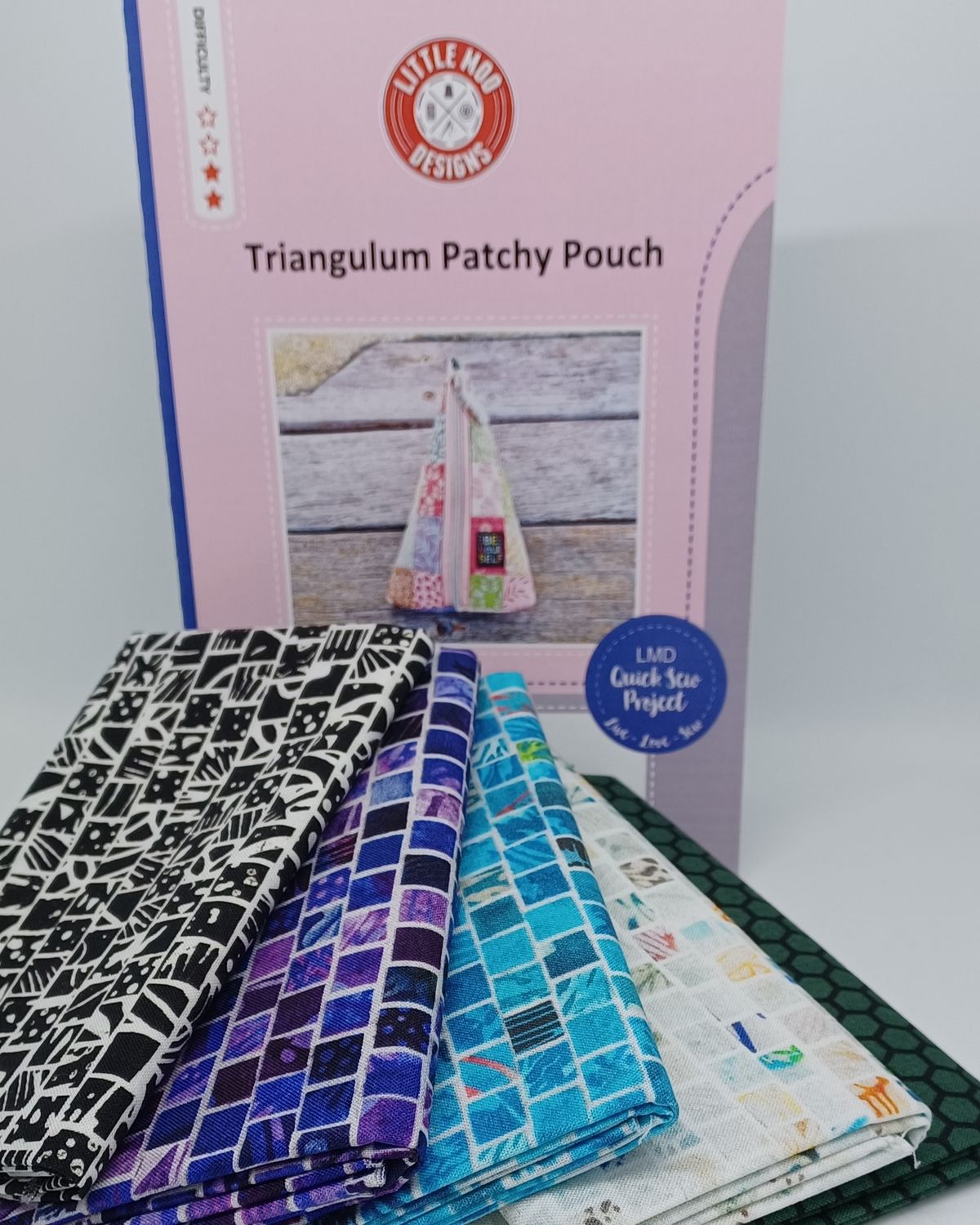Mosaic Masterpiece fat quarter for Triangulum Pouch