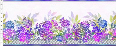Garden of Dreams II Border Purple $30 per mt
