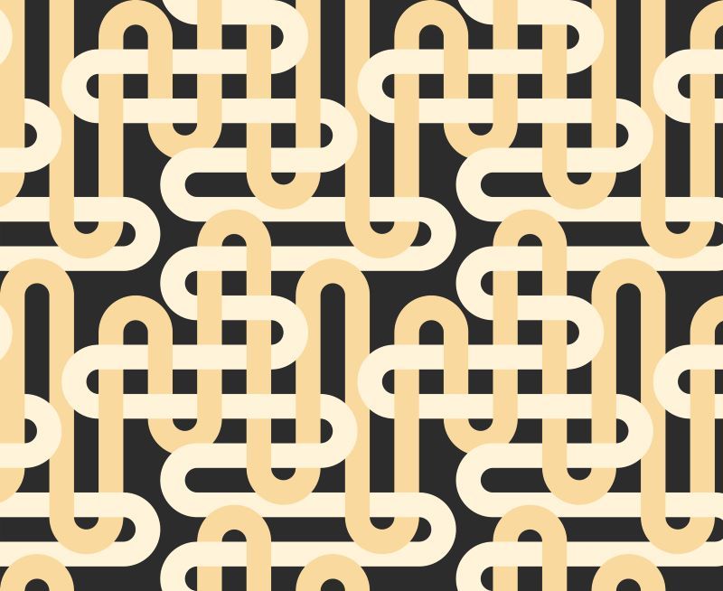 Groove Woven Pipes Black 13441