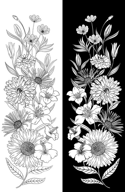 Ebony &amp; Ivory Panel $18 each