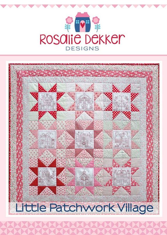 Little Patchwork Village Quilt Pattern $44