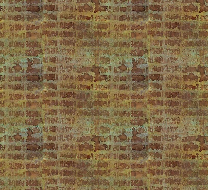 On your Mark Alphabet City Rust $36 per mt