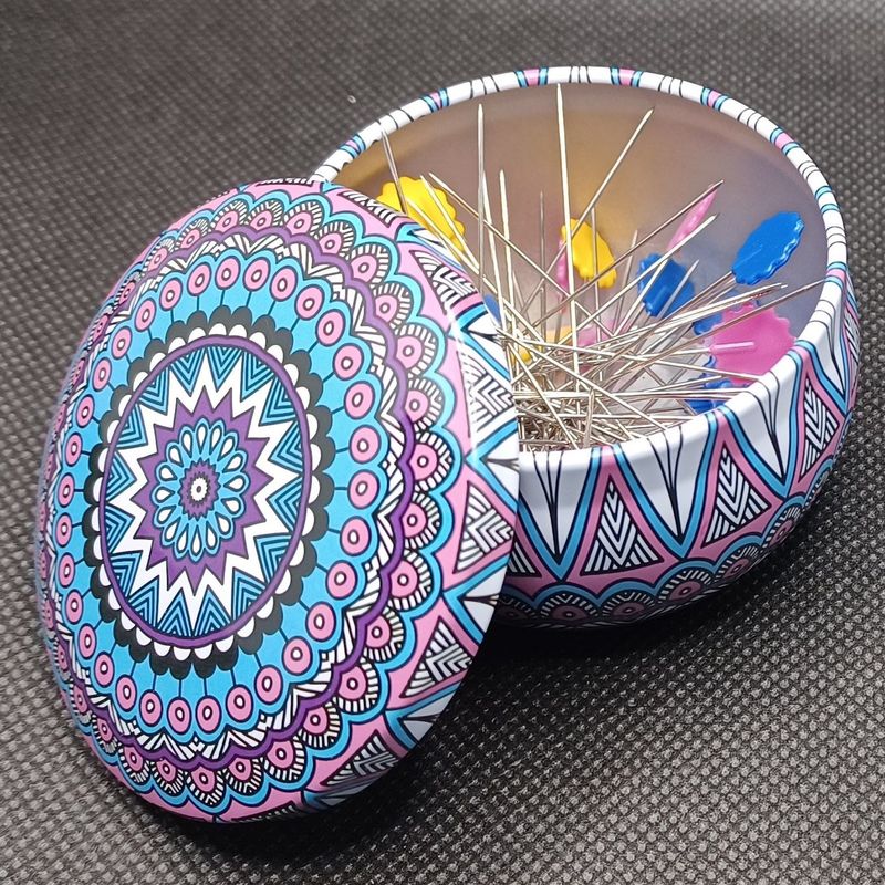 Flower Head Pins in Tin