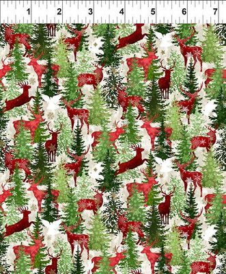 Winter Solstice II  Reindeer Metallic $32 per mt