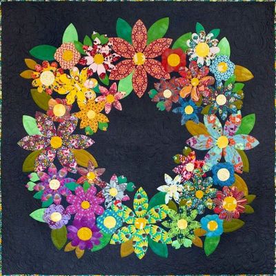 Flowering Wreath Quilt Pattern $20