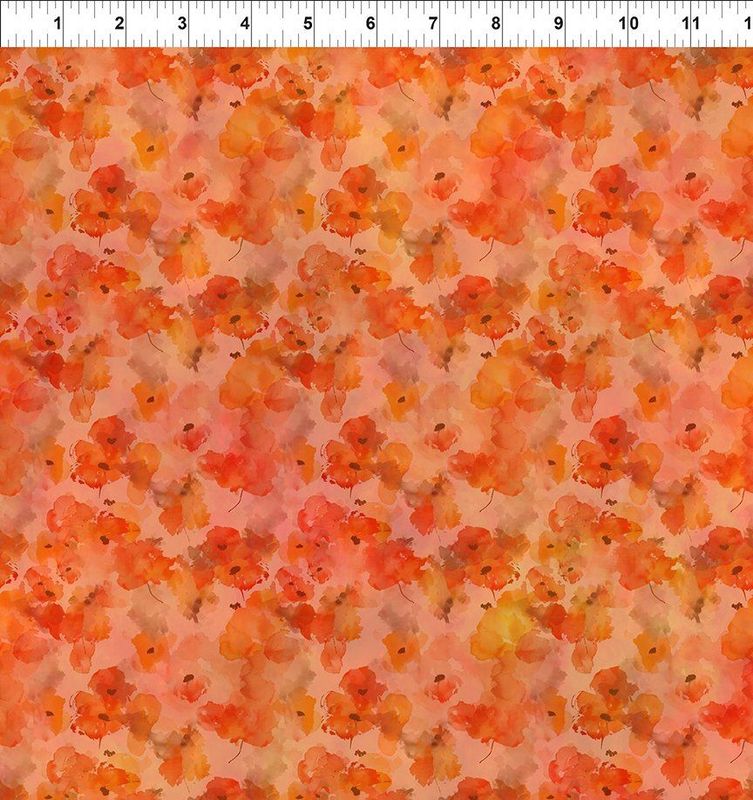 Blooming Day Night 7BDN_1 Poppies Orange $32 per mt