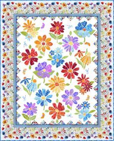 Blooming Quilt Pattern &amp; fabric kit Day $346.60