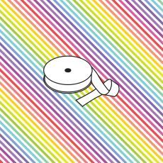 Bias binding Multi White stripe $2.50 per mt