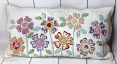 Easy APP Flower cushion pattern &amp; papers $15