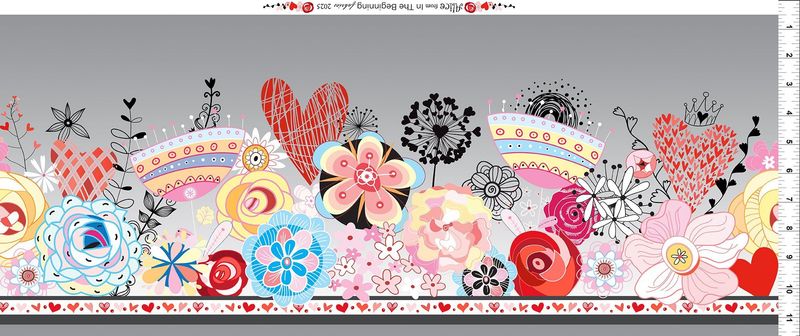 Alice Border Grey $32 per mt