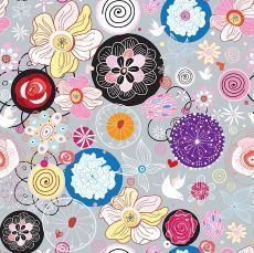 Alice Funky Flowers multi $32 per mt