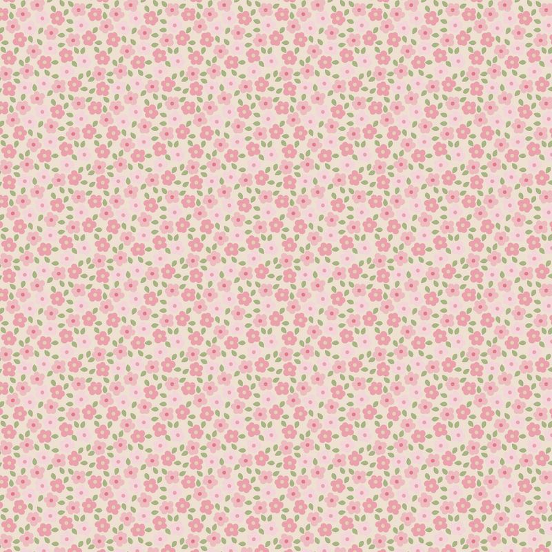 Molly &amp; May Ditsy Floral Cream $32 per mt