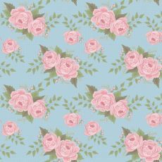 Molly &amp; May Peony Rose Blue $32 per mt