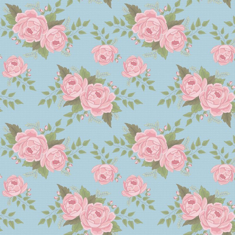 Molly &amp; May Peony Rose Blue $32 per mt