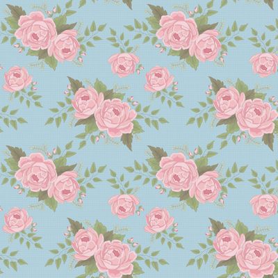 Molly &amp; May Peony Rose Blue $32 per mt
