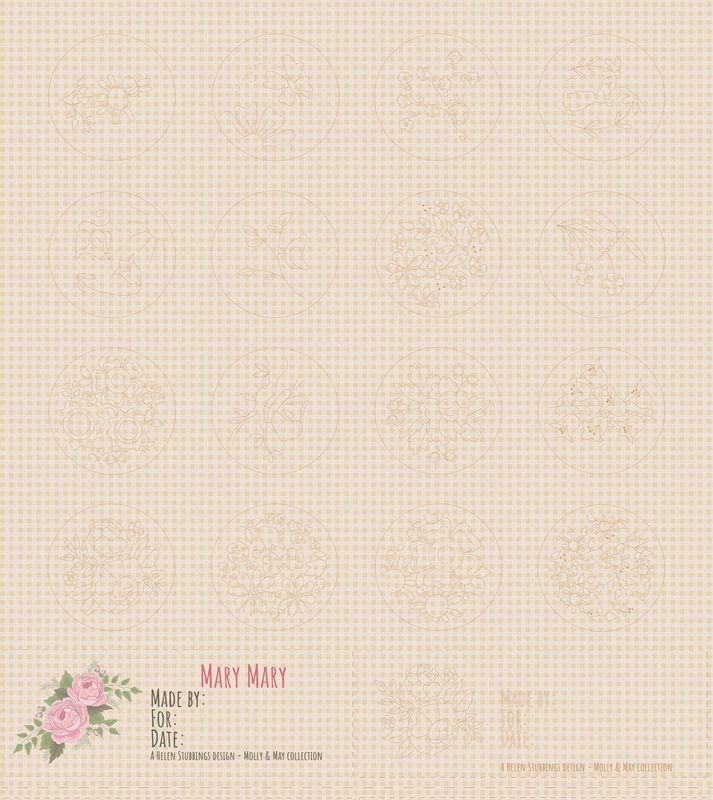 Molly &amp; May Stitchery panel $8 each