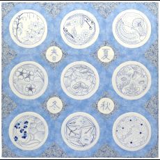 Oriental Bluework Quilt pattern $33