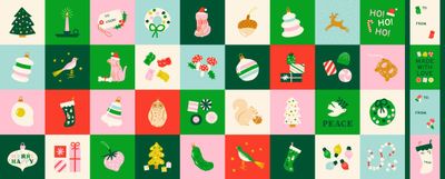 Merry Happy Panel $15 each
