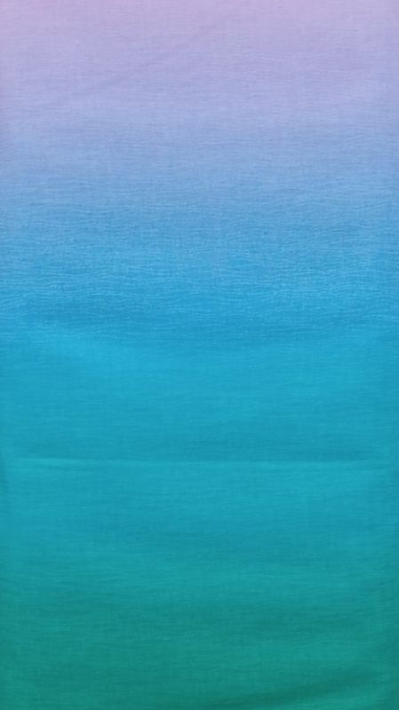 Handworks Ombre Pink Aqua Teal $28 per mt