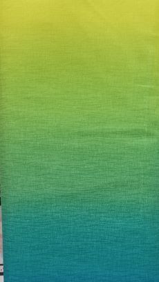 Handworks Ombre Yellow Green Blue $28 per mt