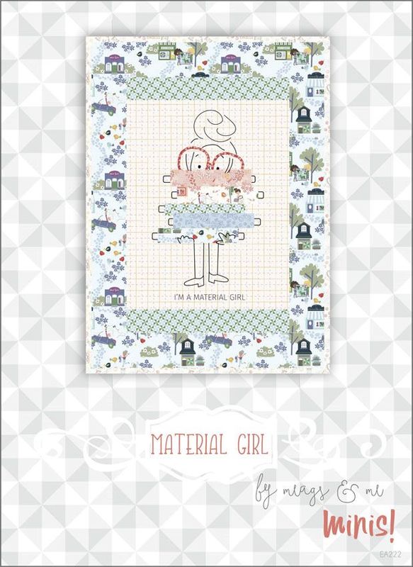 Material Girl Mini Quilt Pattern $20