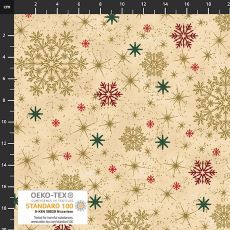 Snow Crystals Snowflakes multi $32 per mt
