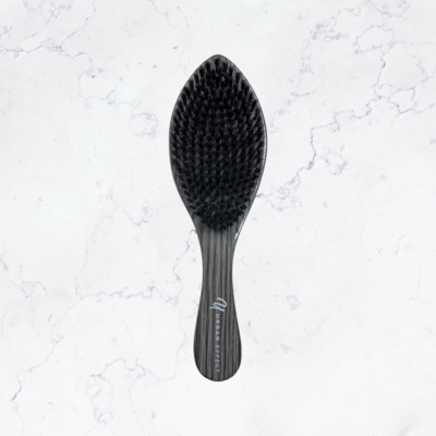 Curved Wave Brush - Grey Wood Grain - Medium/Hard