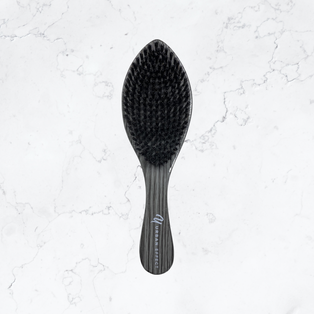 Curved Wave Brush - Grey Wood Grain - Medium/Hard