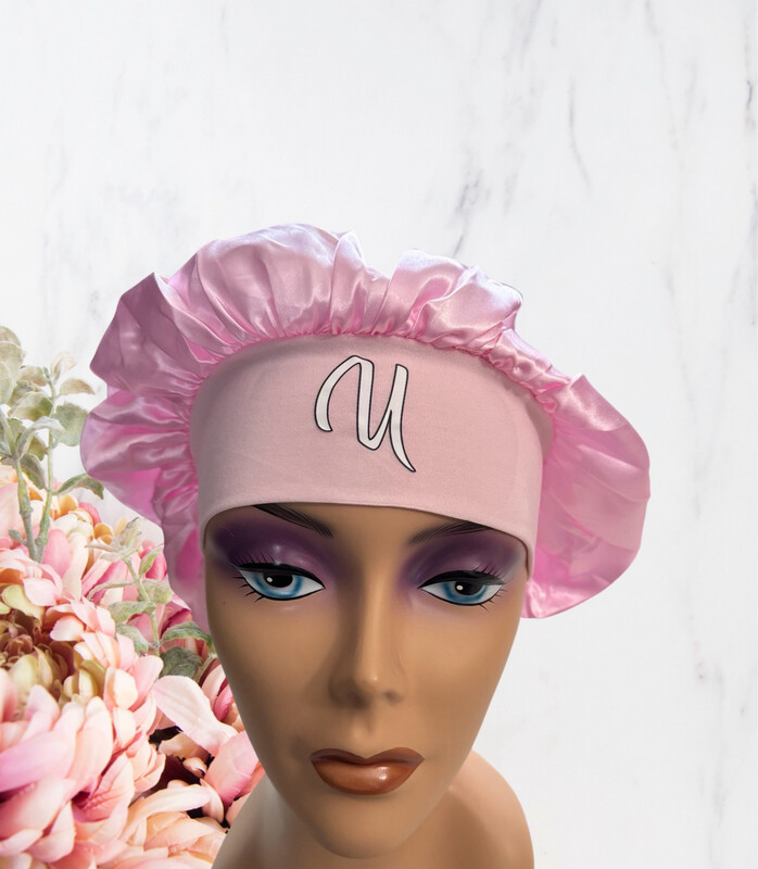 Powder Pink Silky Bonnet