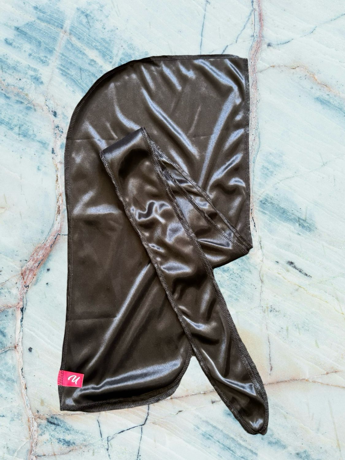 Silky Black Durag W/ Pocket