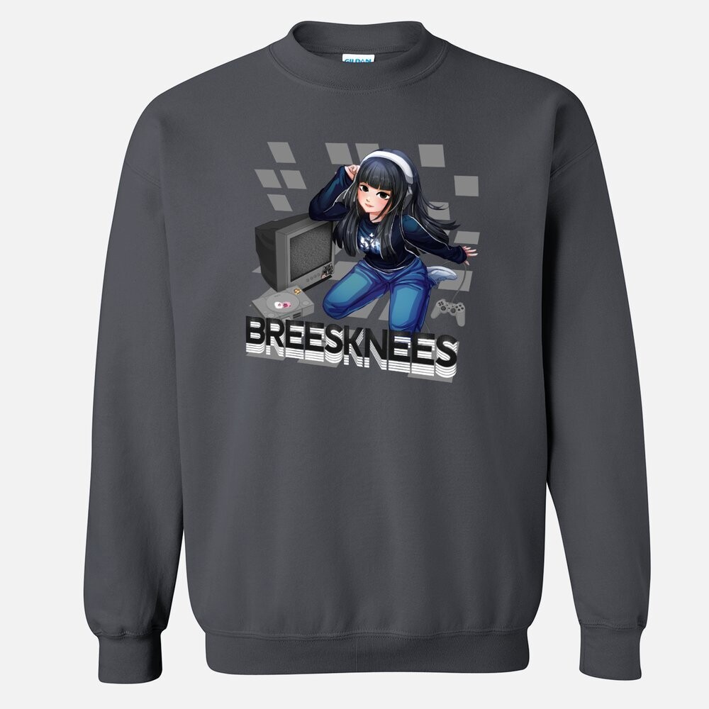 Grey BreesKnees Cyber Sweatshirt