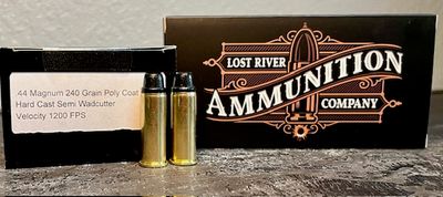 .44 Magnum .44 Magnum "THE Load" 240 grain Keith Style Poly Coat Semi Wadcutter at 1,200 FPS. (100 RND)