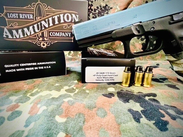 .40S&W+P 170 GRN Poly-Coat Semi Wadcutter (50 RND)