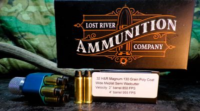 .32 H&R Magnum 130 Grain Poly Coat Wide Meplat Semi Wadcutter. (100 RND)